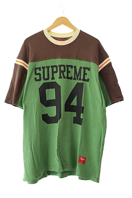 シュプリーム SUPREME 25SS Split S/S Football Top スプリット ロゴ 