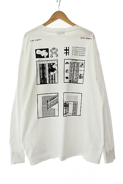 シーイー C.E OFFERED BY THE SYSTEM LONG SLEEVE T グラフィック 