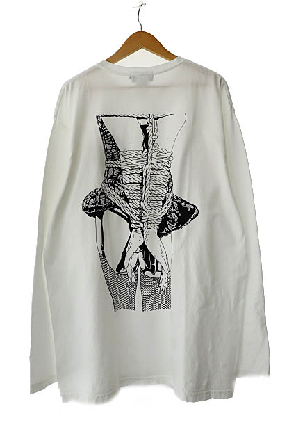 中古 KIDILL キディル 22SS STILL LIFE Artwork by TREVOR BROWN Tシャツ ピンク unstitch 店