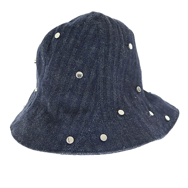 【中古】MASU エムエーエスユー 22SS WINDMILL DENIM HAT ウィンドミル スタッズ デニム ハット 46●▲250830 メンズ MASU エムエーエスユー 22SS WINDMILL DENIM HAT ウィンドミル