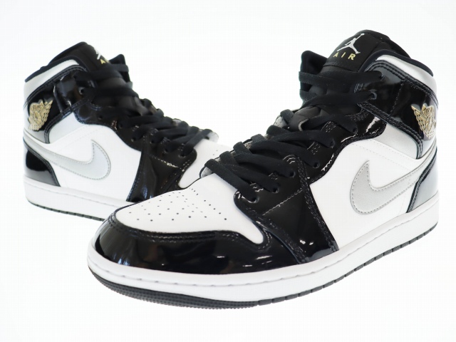 ナイキ NIKE AIR JORDAN 1 MID SE Black Patent エアジョーダン1 