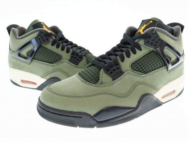 ナイキ NIKE ×UNDEFEATED アンディフィーテッド AIR JORDAN 4 RETRO OG