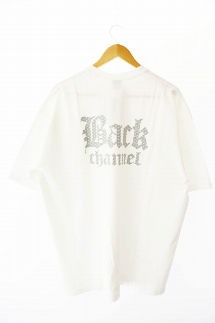 BACK CHANNEL バック チャンネル RAIDBACK FABRIC TEE WHITE レイド 