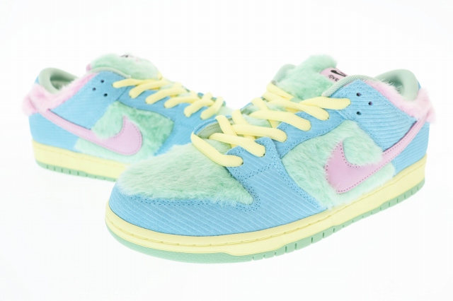 【中古】ナイキ NIKE ×VERDY ヴェルディ SB Dunk Low Pro QS Visty ダンクロー FN6040-400 30▲■250907 メンズ ナイキ NIKE ×VERDY ヴェルディ SB Dunk Low Pro QS Visty ダンクロー
