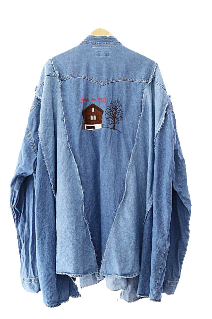 ディスカバード DISCOVERED USED REMAKE Docking Wide Denim Samue 