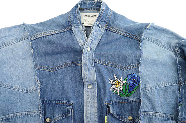 ディスカバード DISCOVERED USED REMAKE Docking Wide Denim Samue 