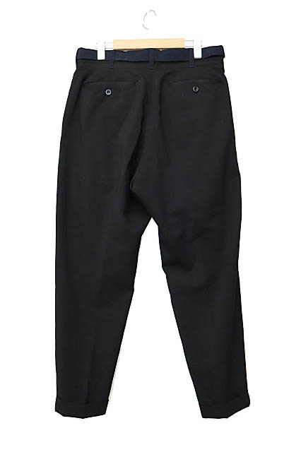 サカイ sacai 21AW SUITING PANTS スーチング テーパード トラウザーズ