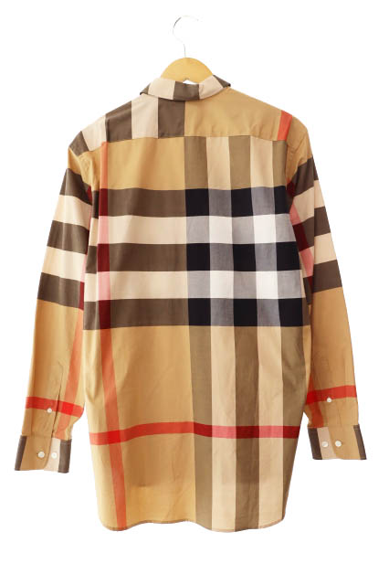 バーバリー BURBERRY Windsor check print shirt チェック柄 ルーズ