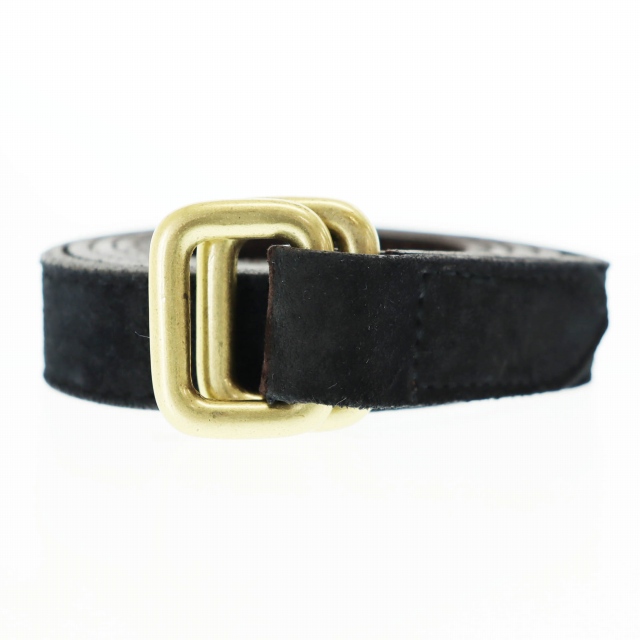KAJA カジャ REVERSIBLE SUEDE SQUARE RING BELT リバーシブル 