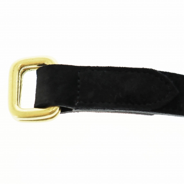 KAJA カジャ REVERSIBLE SUEDE SQUARE RING BELT リバーシブル 
