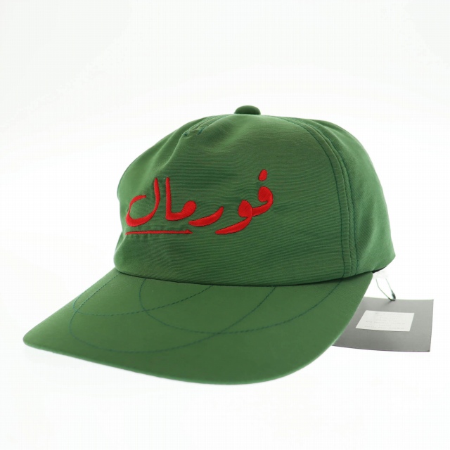 【中古】Lamrof ラムロフ Arabic Formal Cap ナイロン 刺繍 6パネル キャップ 帽子 LM-25FW-CA01 FREE ●▲■ 251010 Lamrof ラムロフ Arabic Formal Cap ナイロン 刺繍 6パネル キャップ