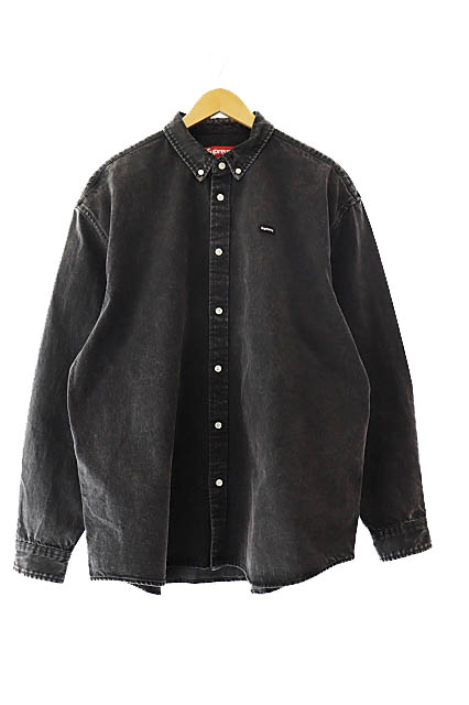 【中古】シュプリーム SUPREME 25SS Small Box Denim Shirt スモール ボックス ロゴ刺繍 デニム シャツ XL 黒 251115 シュプリーム SUPREME 25SS Small Box Denim Shirt スモール ボックス