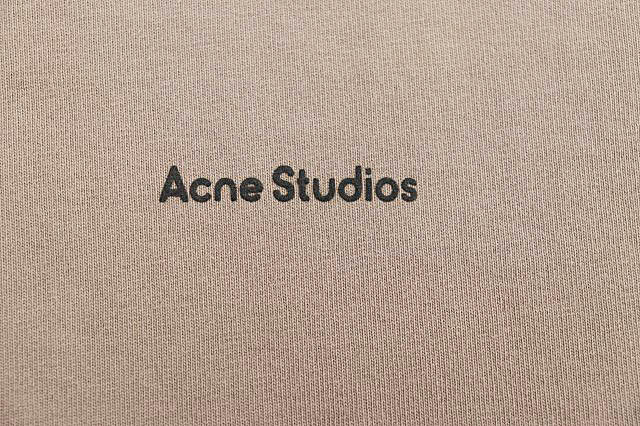 【中古】アクネ ストゥディオズ Acne Studios ロゴ プリント 半袖 Tシャツ FN-MN-TSHI000353 M ピンクブラウン 251031 アクネ ストゥディオズ Acne Studios ロゴ プリント 半袖 Tシャツ FN