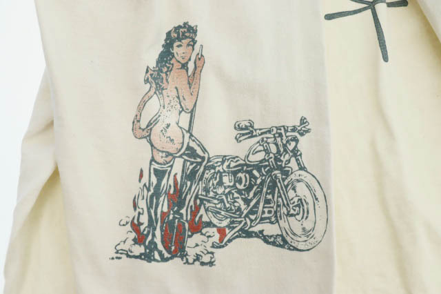 デニスロッドマン　タトゥー　ロンT ヴィンテージ 90s Dennis Rodman Tattoo L/S T-Shirt White XL ロッドマン | 古着屋NAKA