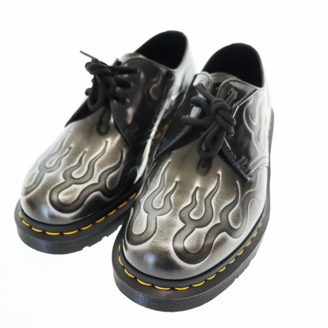 ドクターマーチン DR.MARTENS 1461 INFERNO SILVER ラブオフ加工 3