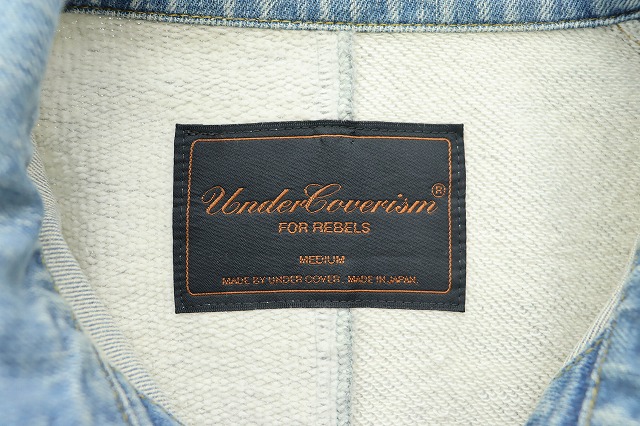 アンダーカバー UNDERCOVER 03AW PAPER DOLL期 スウェット ドッキング