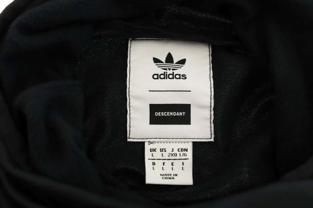 ディセンダント DESCENDANT × adidas アディダス 19AW HIGH NECK TOP 