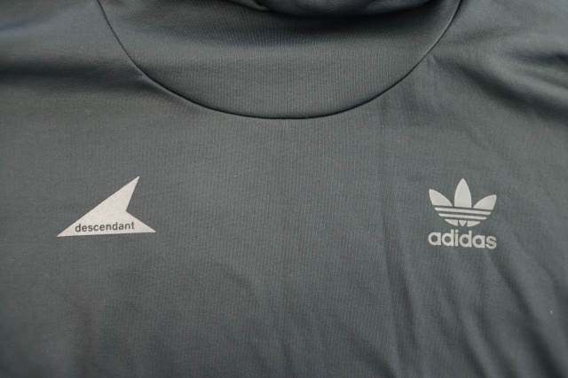ディセンダント DESCENDANT × adidas アディダス 19AW HIGH NECK TOP 