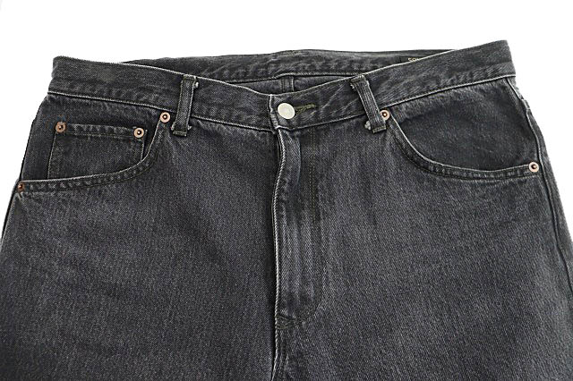 コモリ COMOLI 25AW デニム 5Pパンツ ジーンズ 4 黒 FADE BLACK 