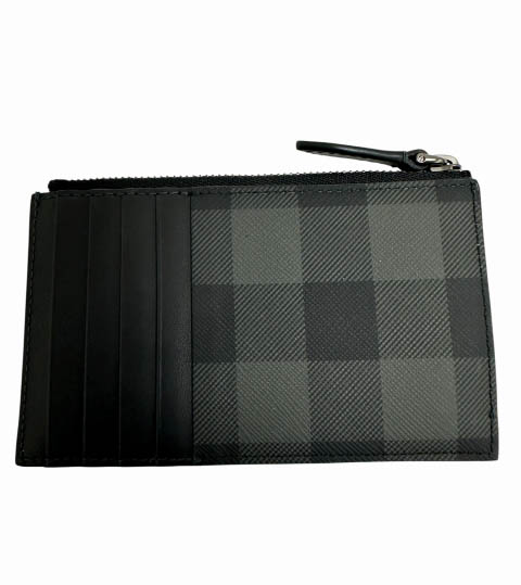 バーバリー BURBERRY CHECK ZIP CARD CASE チェック柄 ジップ カード 