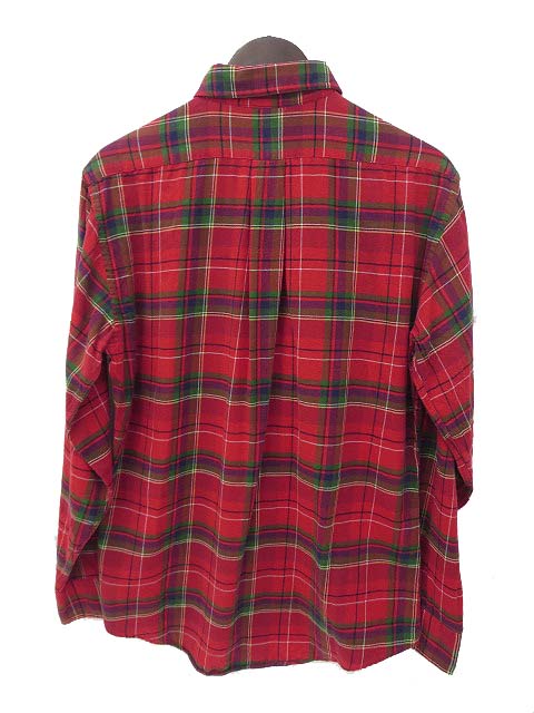 現行QR♪ポロラルフローレン 長袖 チェック シャツ S 赤 現行QR♪ポロラルフローレン 長袖 チェック シャツ S 赤 中古