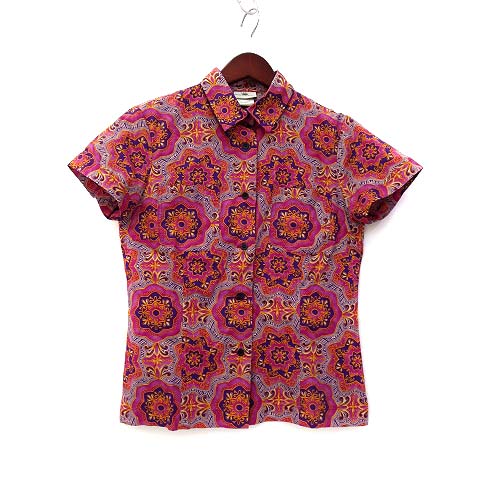 ドリスヴァンノッテン DRIES VAN NOTEN シャツ 36 S ピンク パープル 