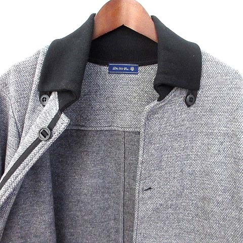 ダーナヴィエ Da Na Vie ニット ジャケット 46 S 灰 グレー ウール 無地 シンプル メンズ 036 ベクトルパーク