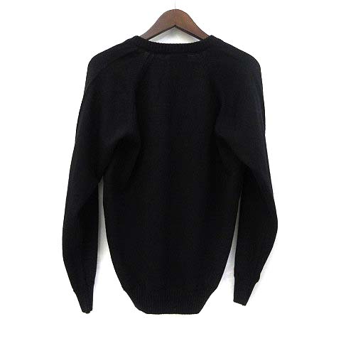 カンタベリー CANTERBURY of new zealand ニット S 黒 ブラック ロゴ 