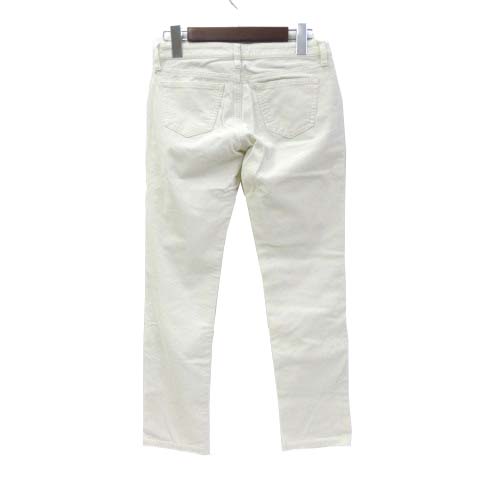 ユニクロ Uniqlo パンツ 22 白 オフホワイト コットン コーデュロイ 無地 シンプル レディース 036 ベクトルパーク