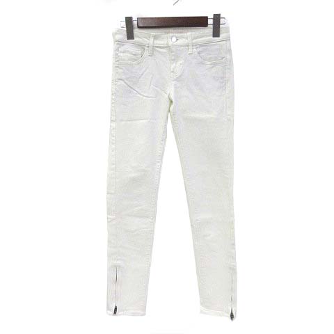 ユニクロ Uniqlo パンツ 22 白 ホワイト コットン 無地 シンプル レディース 036 ベクトルパーク