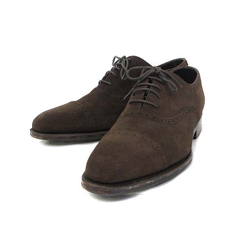 ペルフェット Perfetto ビジネス シューズ 8 1 2 26 5cm 茶 ブラウン スウェード レザー ウィングチップ レースアップ Lgr9011x メンズ 036 ベクトルパーク