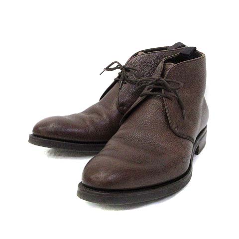 カルミナ Carmina メルミン Meermin チャッカ ブーツ 9 27cm 茶 ブラウン レザー ショート ブーツ メンズ 036 ベクトルパーク