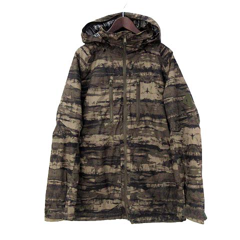 バートン BURTON スノボウェア ジャケット S 茶 ブラウン ポリエステル 