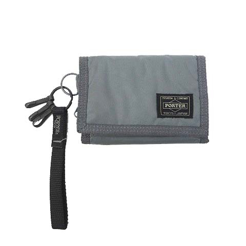PORTER 三つ折り財布 グレー ポーター PORTER 財布 サイフ グレー 3
