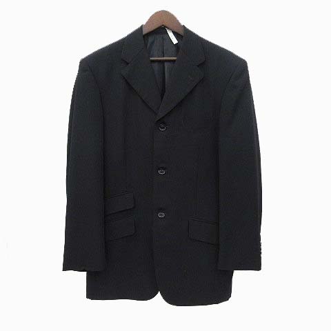 Dominx スーツ 黒 ブラック ジャケット パンツ シャドーストライプ 背抜き セットアップ メンズ 036 ベクトルパーク