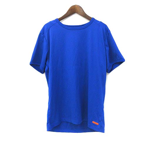 未使用品 ユニクロ Uniqlo ドライ Tシャツ M 青 ブルー ポリエステル 半袖 無地 シンプル スポーツウェア 341 メンズ 036 ベクトルパーク