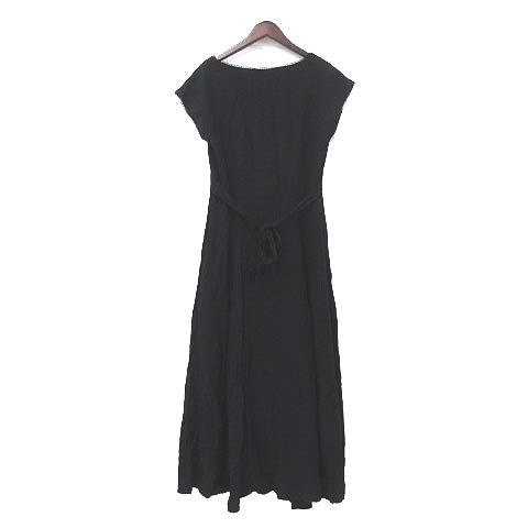 ジュエティ Jouetie ワンピース M 黒 ブラック レーヨン ノースリーブ バックリボン レース レディース 036 ベクトルパーク