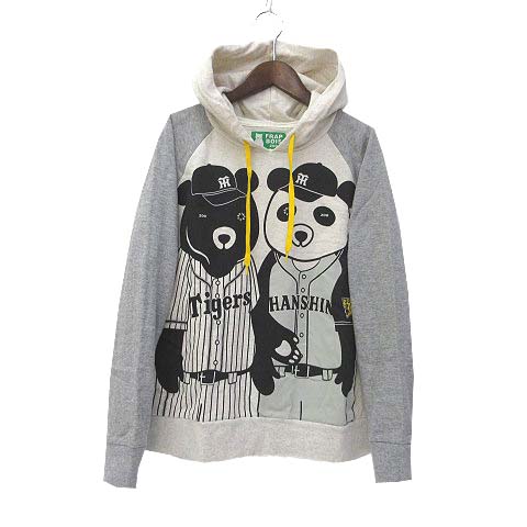 フラボア Frapbois スウェット パーカー 1 S ライト グレー 長袖 アニマル プリント プルオーバー レディース 036 ベクトルパーク