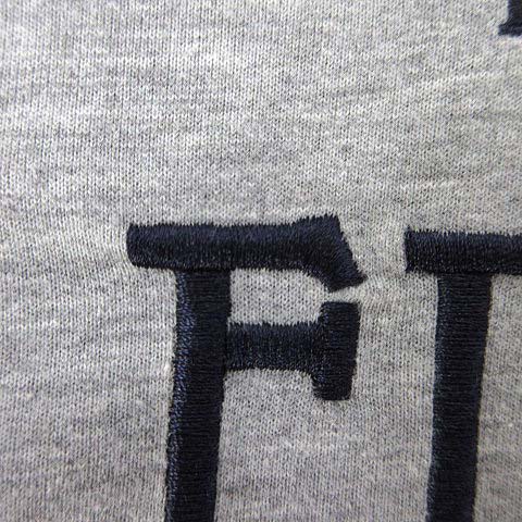 セシルマクビー Cecil Mcbee パーカー M 灰 グレー ポリエステル 半袖 刺繍 レディース 036 ベクトルパーク
