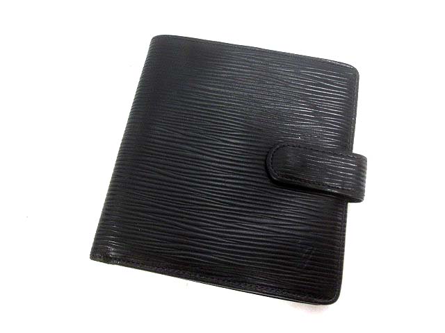 ルイヴィトン Louis Vuitton M エピ ポルト ビエ コンパクト 2つ折り 財布 ノワール 黒 ブラック メンズ 036 ベクトルパーク