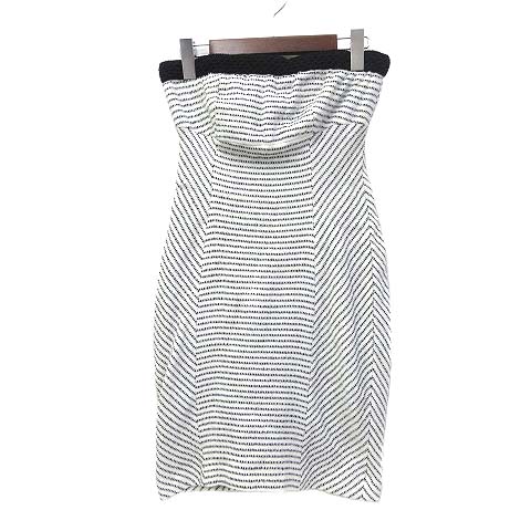 デュラスアンビエント Duras Ambient ワンピース 白 ホワイト ベアトップ バックジップ ラメ レディース 036 ベクトルパーク