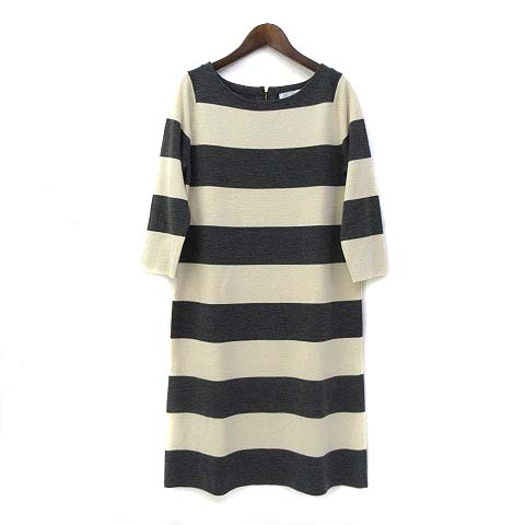 冬バーゲン 新品 タグ付き 自由区 オンワード樫山 麻混 ニットワンピース ３８ M ワンピース Eniacprogrammers Org