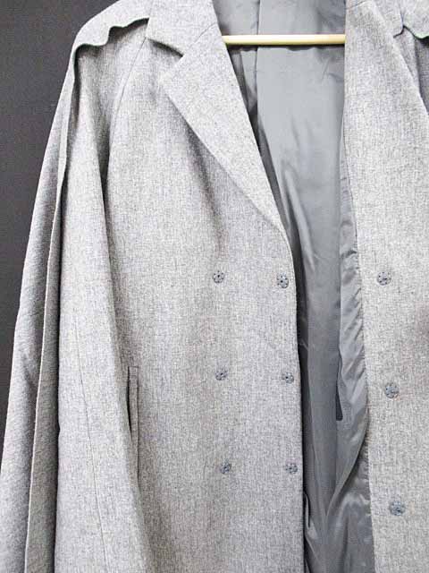 エンポリオアルマーニ EMPORIO ARMANI 16AW ショール ウール ロングコート グレー 46 U1L720【ブランド古着ベクトル】【中古】180908 060 メンズ