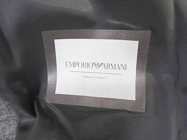 エンポリオアルマーニ EMPORIO ARMANI 16AW ショール ウール ロングコート グレー 46 U1L720【ブランド古着ベクトル】【中古】180908 060 メンズ