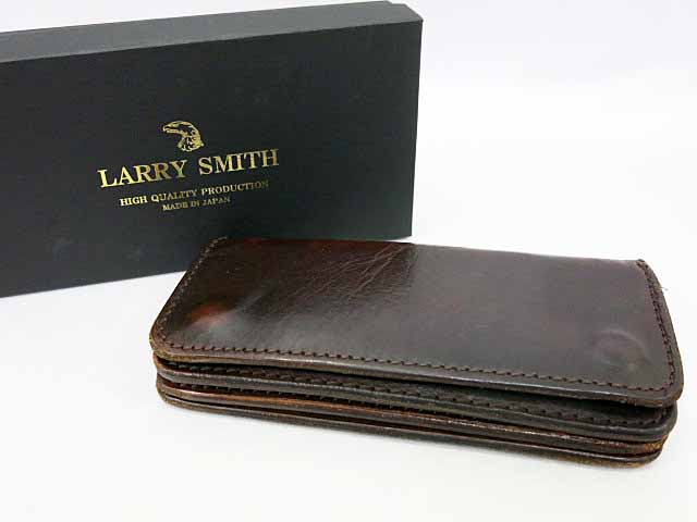 ラリースミス LARRY SMITH ステアハイド レザー トラッカーズ 