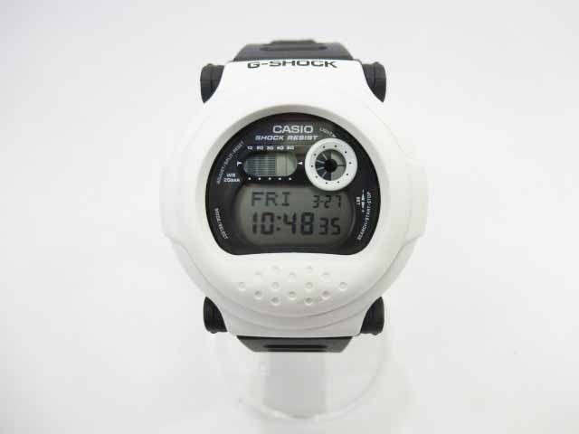 カシオ Casio G Shock G 001bw 7jf ホワイト ブラック ジェイソン クオーツ 腕時計 ブランド古着ベクトル 中古 0327 メンズ 037 ベクトルパーク