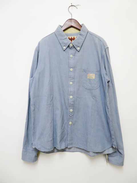 ウィアード Weirdo バック刺繍 長袖コットンシャツl ブランド古着ベクトル 中古 0901 044 104 メンズ 037 ベクトルパーク