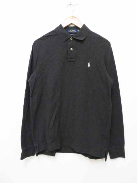 ポロ ラルフローレン Polo Ralph Lauren 正規品 Classic Fit 長袖ポロシャツ鹿の子シャツ M ブランド古着ベクトル 中古 1027 メンズ 037 ベクトルパーク