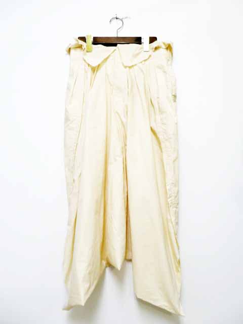 コムデギャルソン Comme Des Garcons Ad15 無地 コットン サルエルパンツ S ベージュ Gq P016 ブランド古着ベクトル 中古 1107 レディース 037 ベクトルパーク
