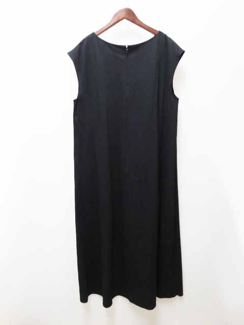 アンタイトル Untitled サッカージャージ Vネックマキシワンピース44黒 ブランド古着ベクトル 中古 1212 レディース 037 ベクトルパーク